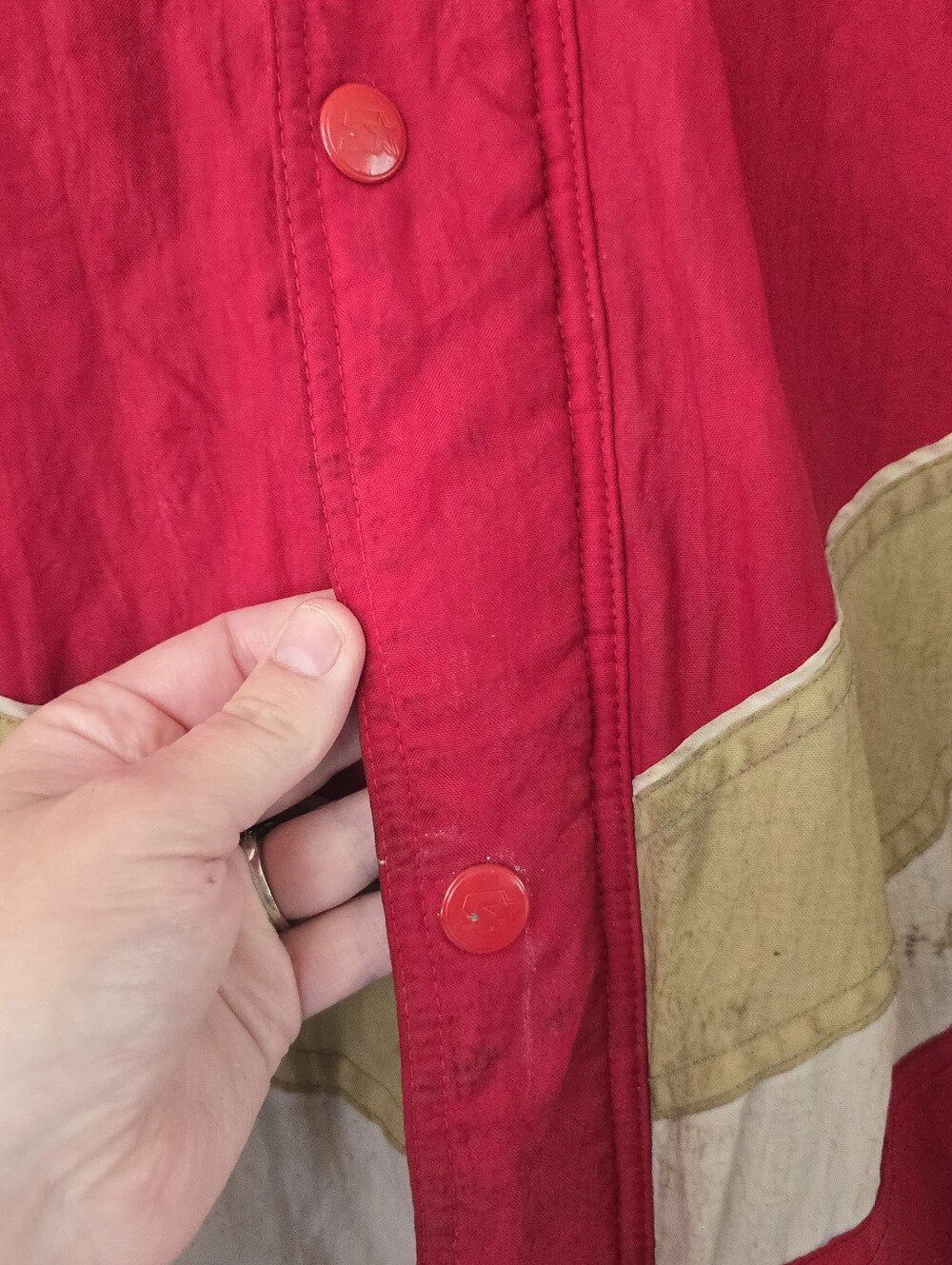 San Francisco 49ers Vintage 90s Starter Zip Up Jacket Hooded XL NFL Pro Line *re - Picture 5 of 16